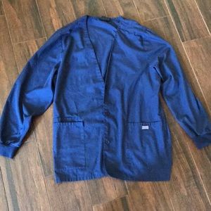 Navy Blue SCRUB Jacket!